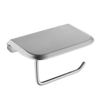 Бумагодержатель с полкой для телефона ABBER Nord AA1530SP сатин