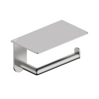 Бумагодержатель с полкой ABBER Pol 316 AA1930BST брашированная сталь