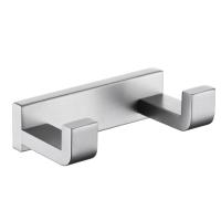 Крючок двойной ABBER Westen AA1750SP сатин