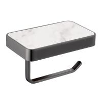 Бумагодержатель с полкой для телефона ABBER Westen AA1730NG никель