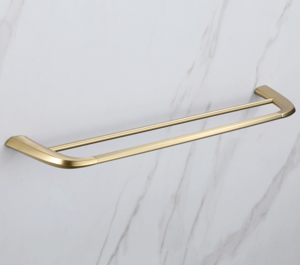 Полотенцедержатель двойной ABBER Nord AA1553G золото матовое