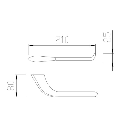 Бумагодержатель ABBER Nord AA1531NG никель
