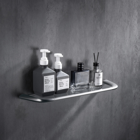 Полка стеклянная ABBER Nord AA1555SP сатин