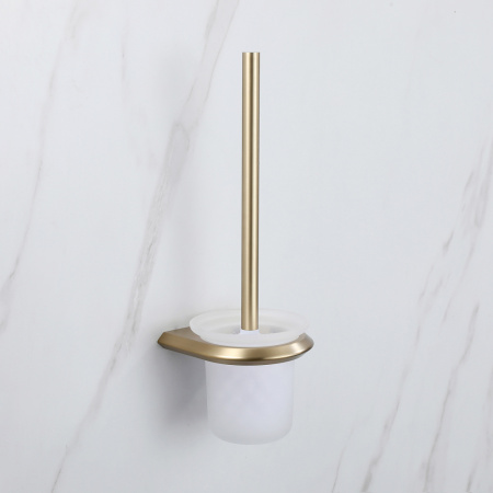 Щетка для туалета ABBER Nord AA1532G золото матовое