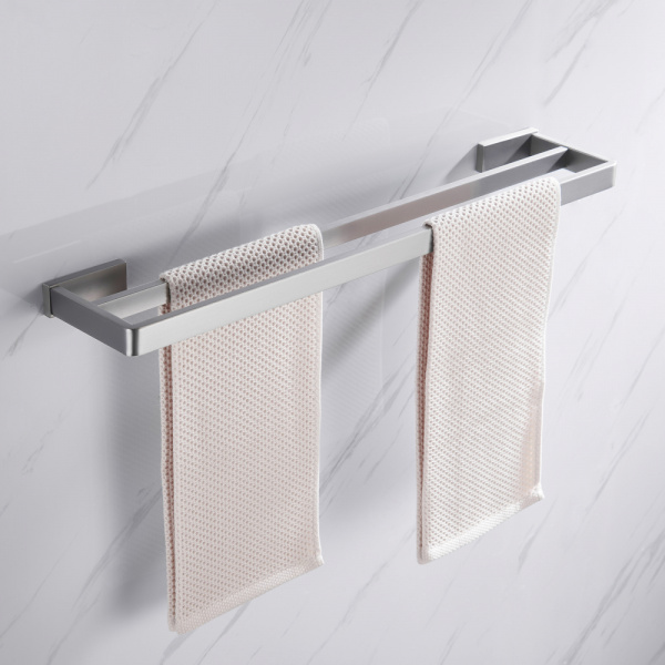 Полотенцедержатель двойной ABBER Westen AA1757SP сатин