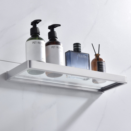 Полка стеклянная ABBER Westen AA1759SP сатин