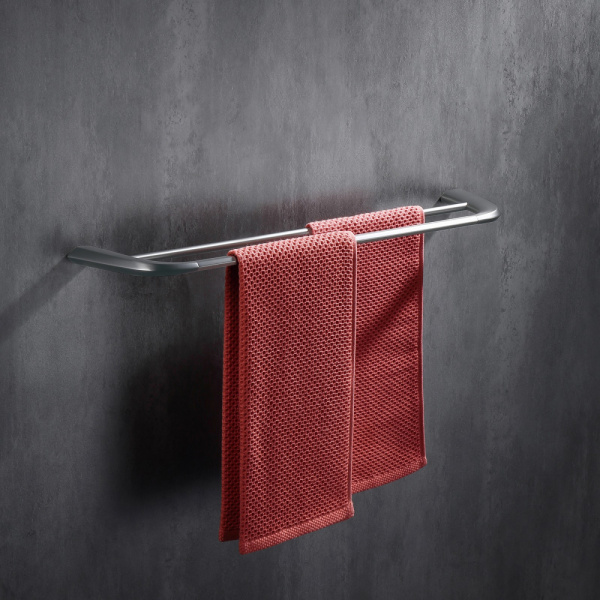 Полотенцедержатель двойной ABBER Nord AA1553SP сатин