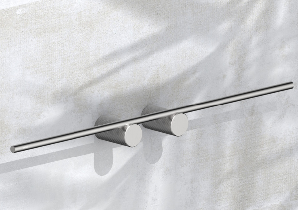 Полотенцедержатель двойной ABBER Pol 316 AA1955BST брашированная сталь