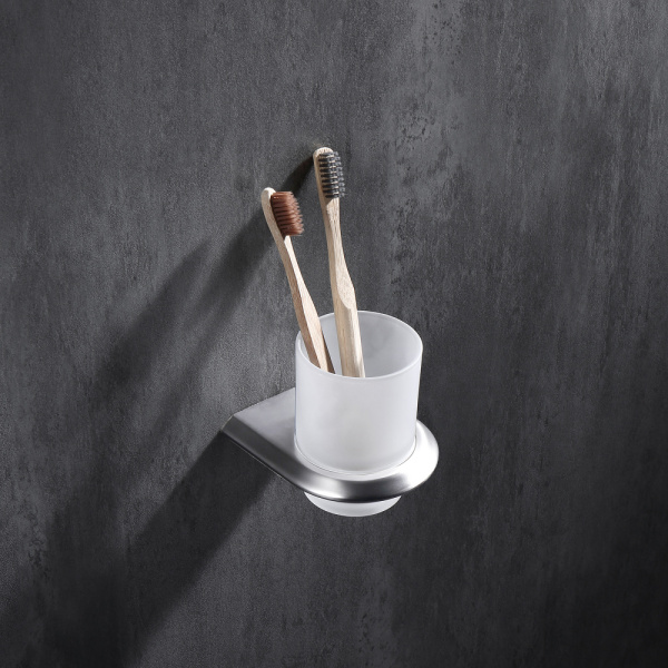 Стакан для зубных щеток ABBER Nord AA1556SP сатин